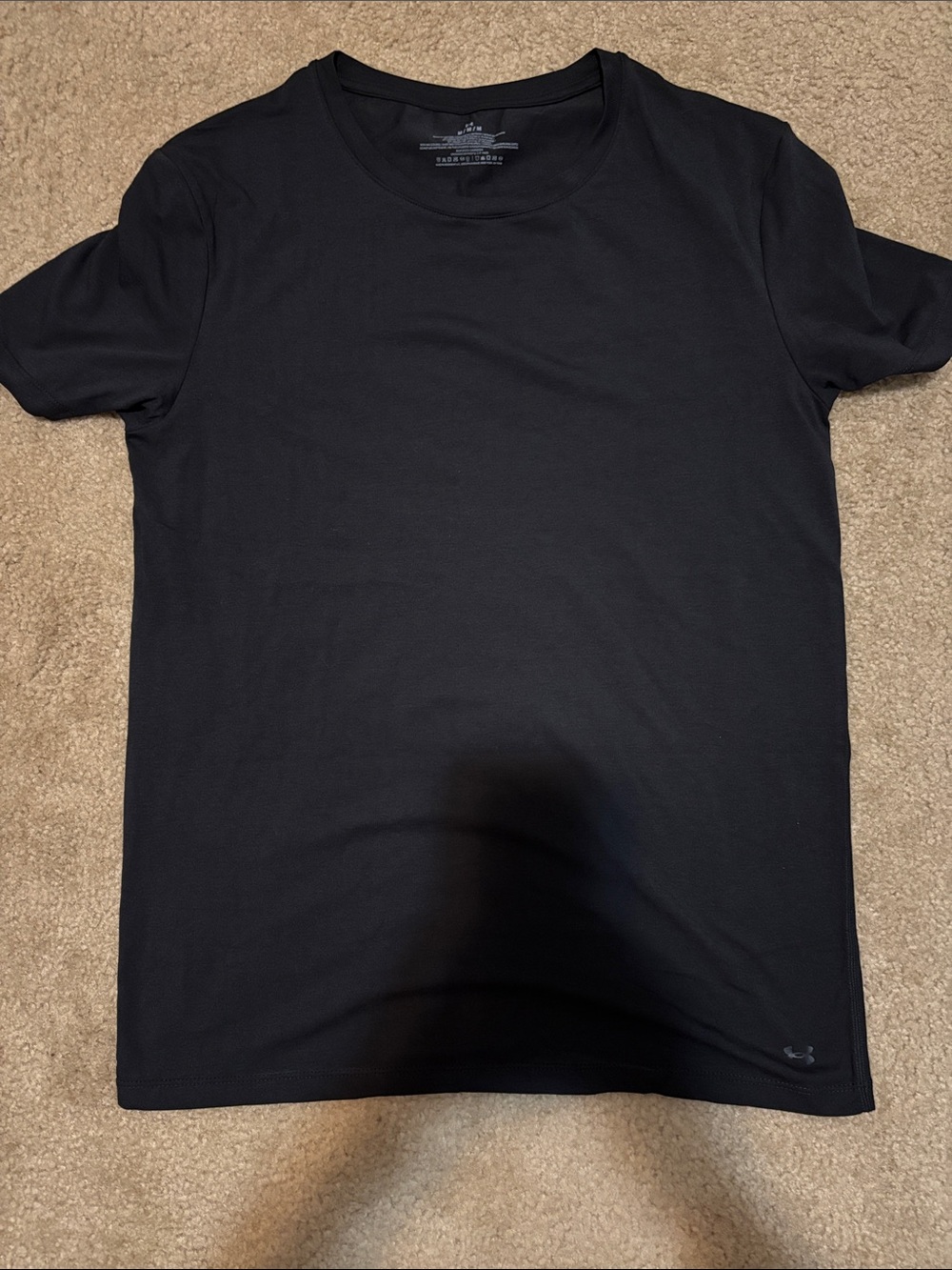 Under Armour Black Short Sleeve Crew Tee